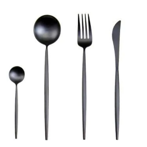 Conjunto de Cubiertos 24 Piezas – Acabado Chic Para Mesa Refinada