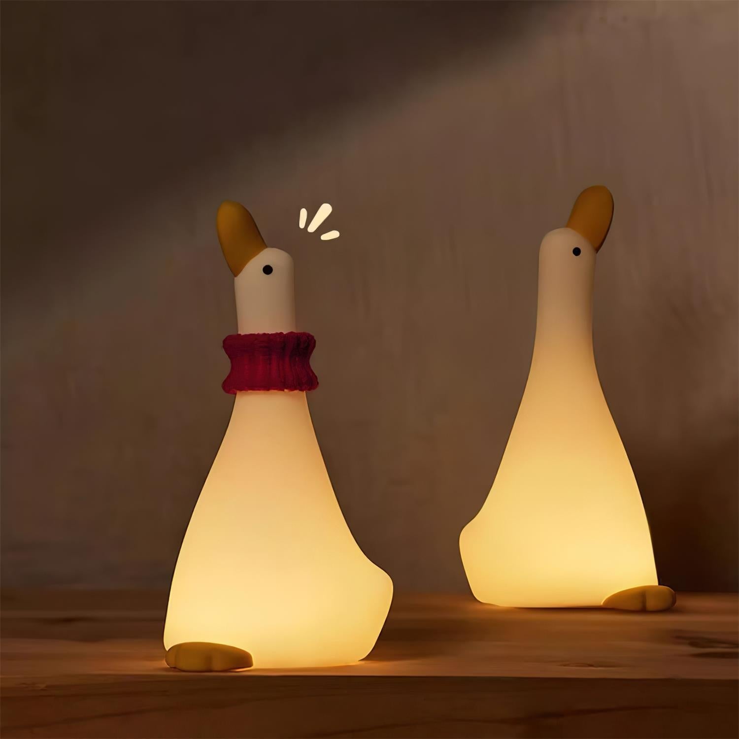 Luce notturna dell'oca incantata - Luce tattile e design rilassante