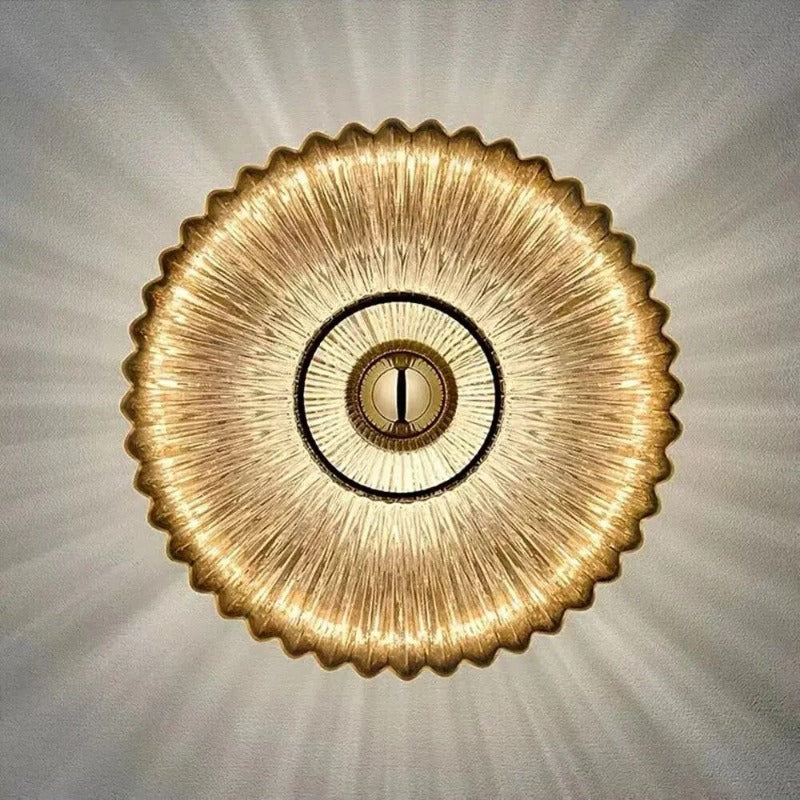 Wavy Glass Wall Lamp – Elegance and Soft Light