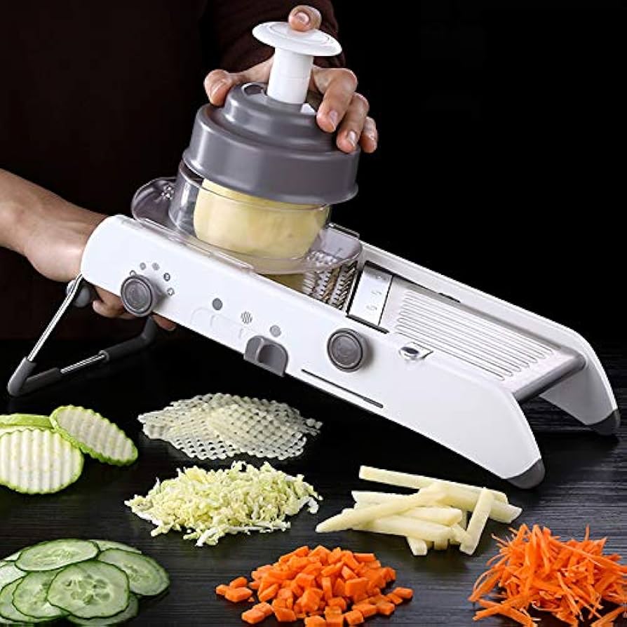 Mandolina de Cocina Multifunción - Máxima Precisión y Seguridad