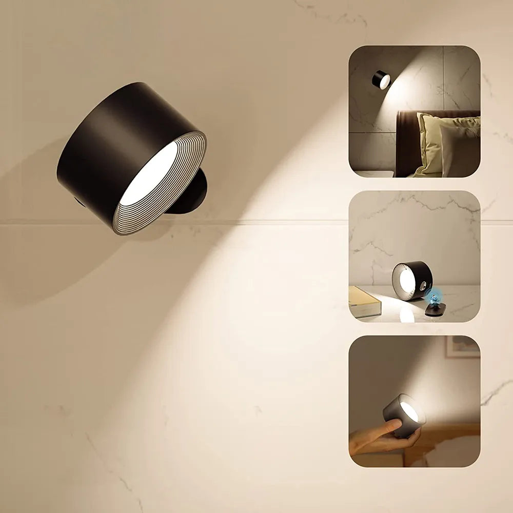 Nabíjacia nástenná lampa – Svetlo, kde ho potrebujete