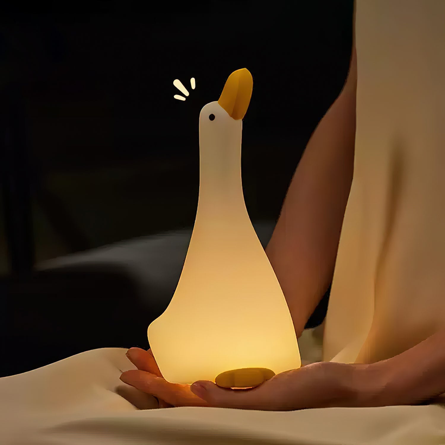 Luce notturna dell'oca incantata - Luce tattile e design rilassante