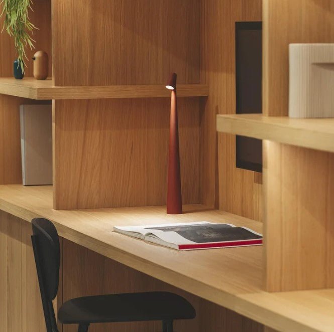 Lâmpada de Mesa LED Sem Fio – Design Minimalista e Elegante