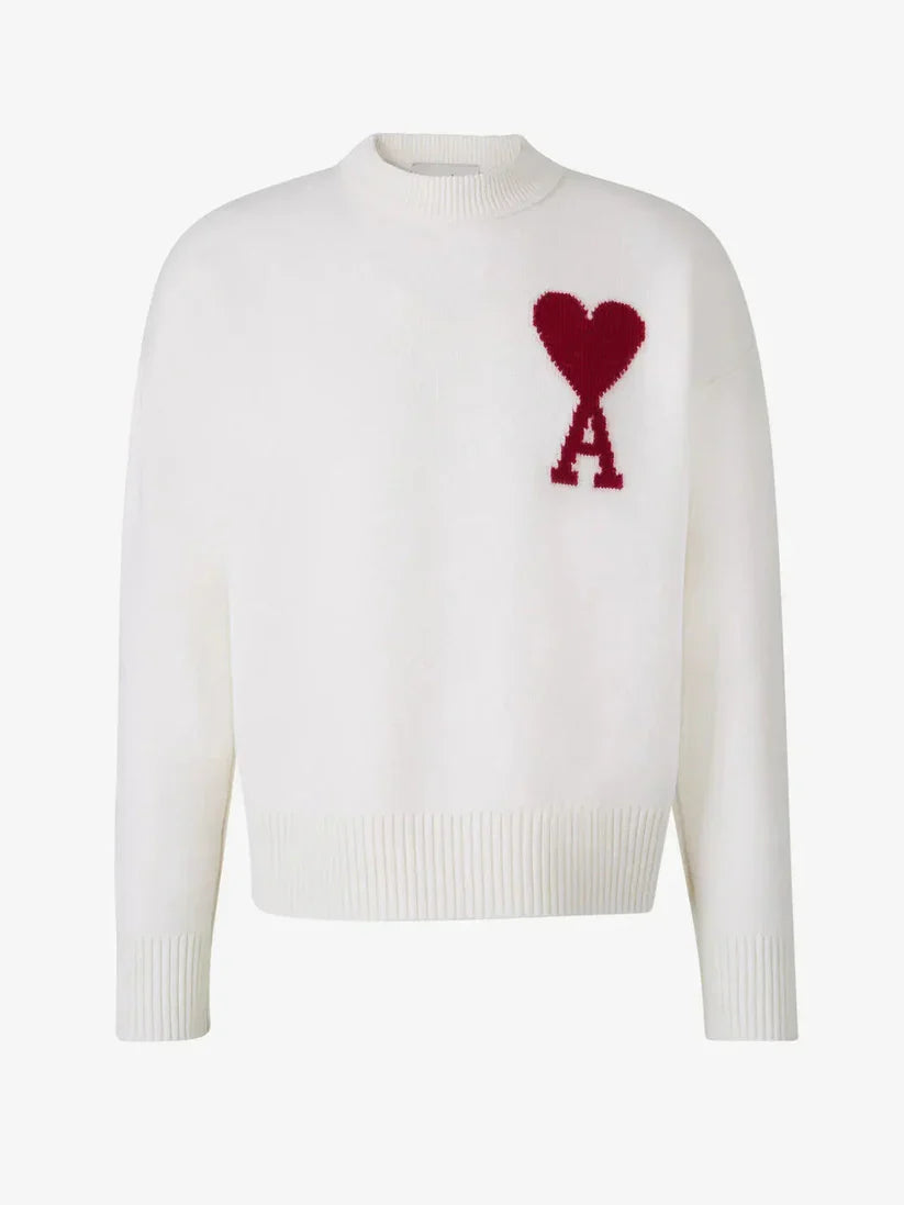 Aimé | Unisex Sweater – Iconisch Hart en Trendy Stijl