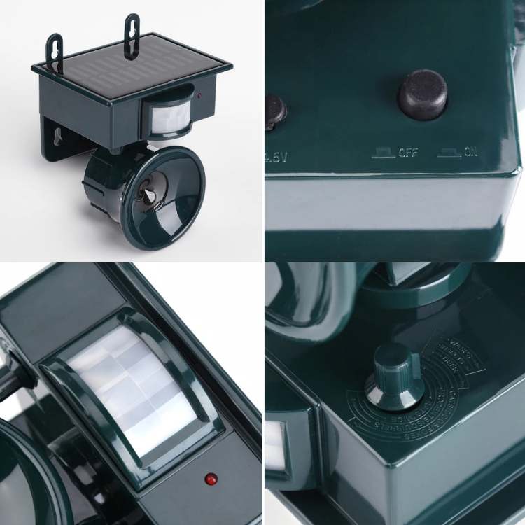 Repelente Electrónico Para Jardín — Ahuyenta A Los Pájaros Y Protege Sus Espacios