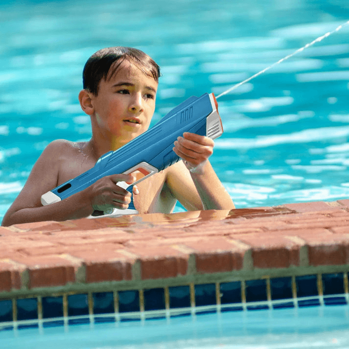 Pistola de água eléctrica - Recarga automática e pulverização potente