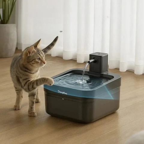 Fuente de Agua Para Gatos Inalámbrica – Libertad y Hidratación Continua