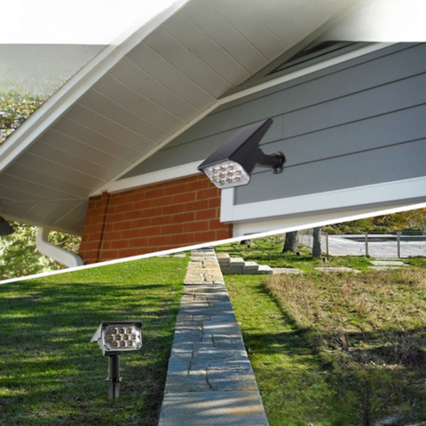 أضواء حديقة شمسية - إضاءة بدون أسلاك وصديقة للبيئة