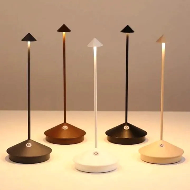 مصباح طاولة LED - لاسلكي وقابل للشحن