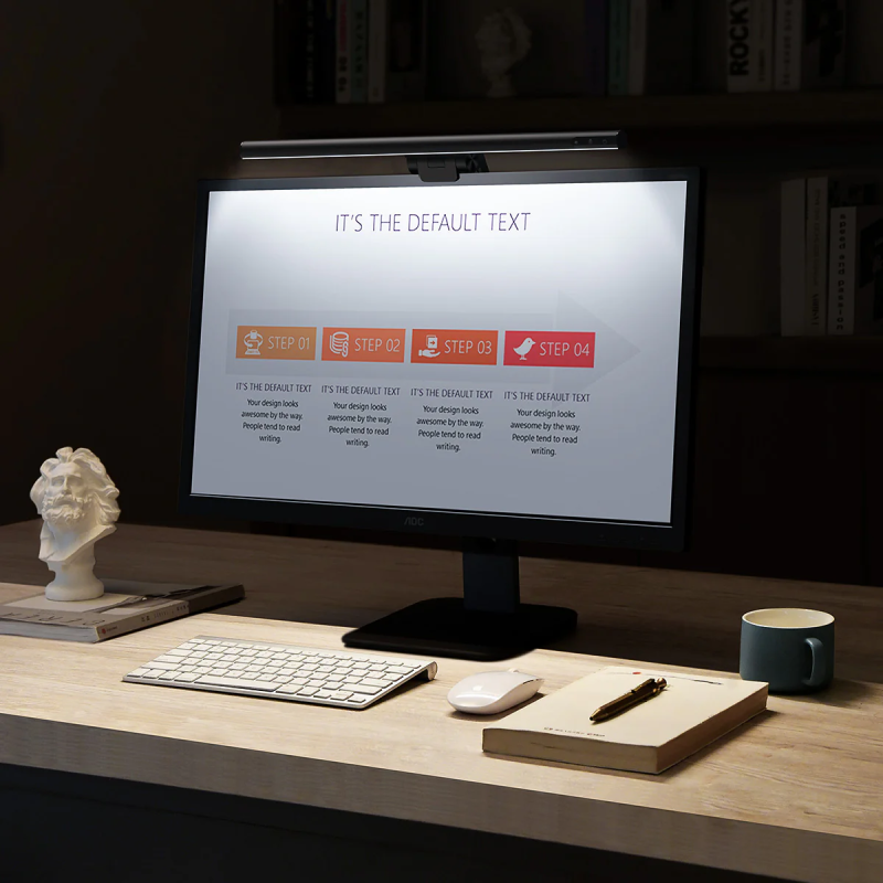 Lampe LED De Bureau - Éclairage Sans Fil Pour Écran