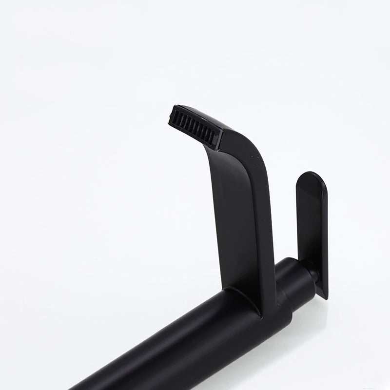 Robinet De Vasque Surélevé – Finition Élégante Noir Mat