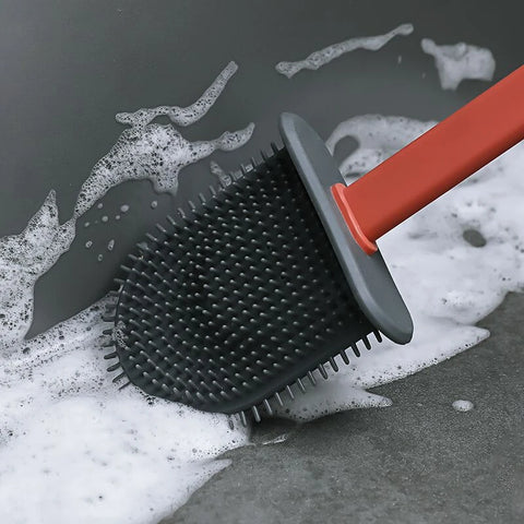 Perie de Toaletă din Silicon Flexibil – Curățare Eficientă și Higienică