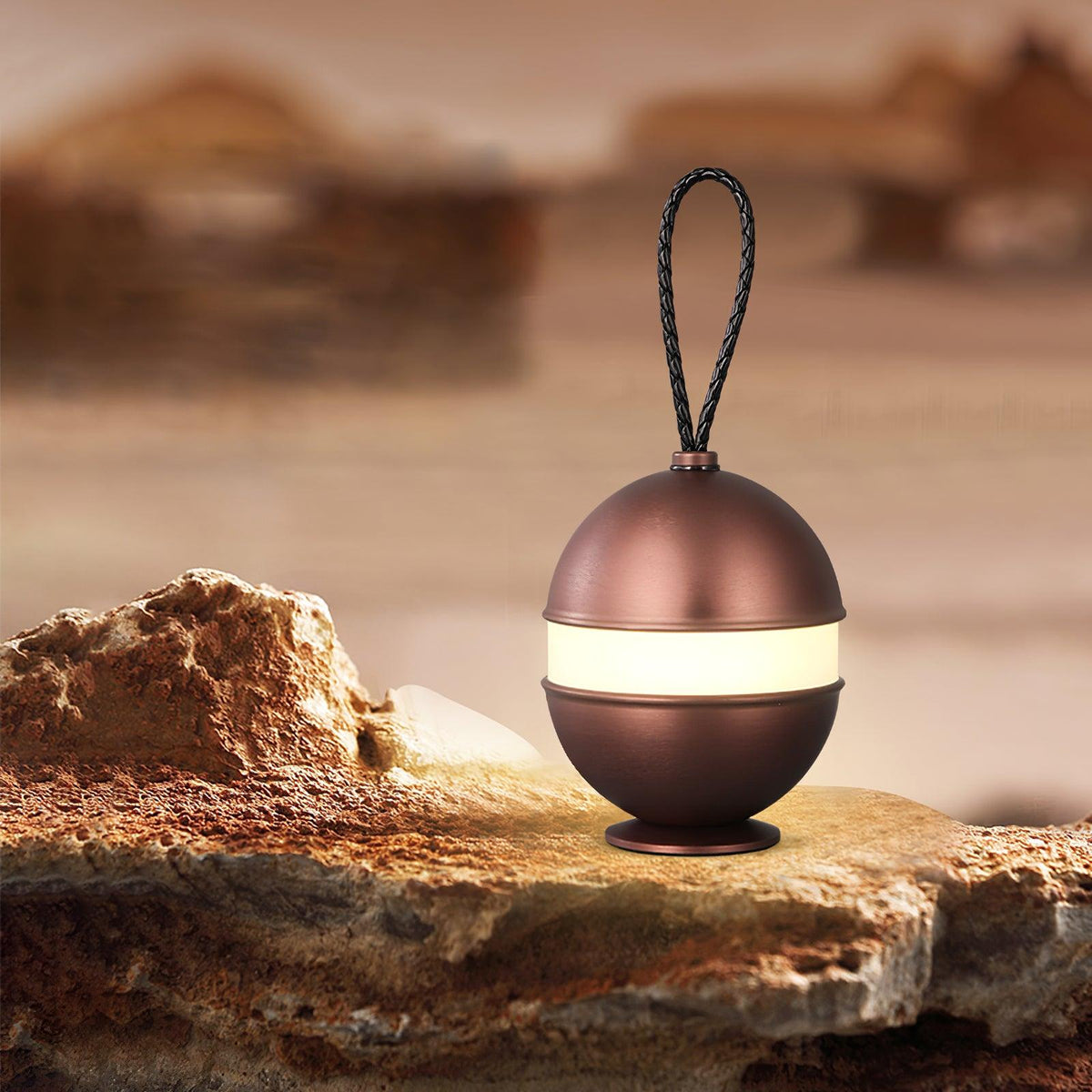 Újratölthető gömblámpa - elegáns design és pihentető fény
