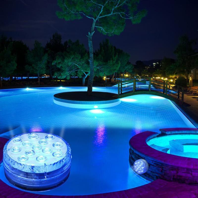 Lampe LED Submersible Avec Télécommande – Éclairage Étanche Et Polyvalent