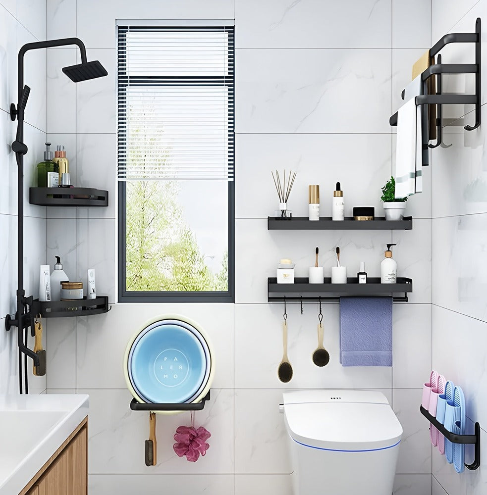 Väggmonterad designhanddukstork - Modern elegans och platsbesparande design