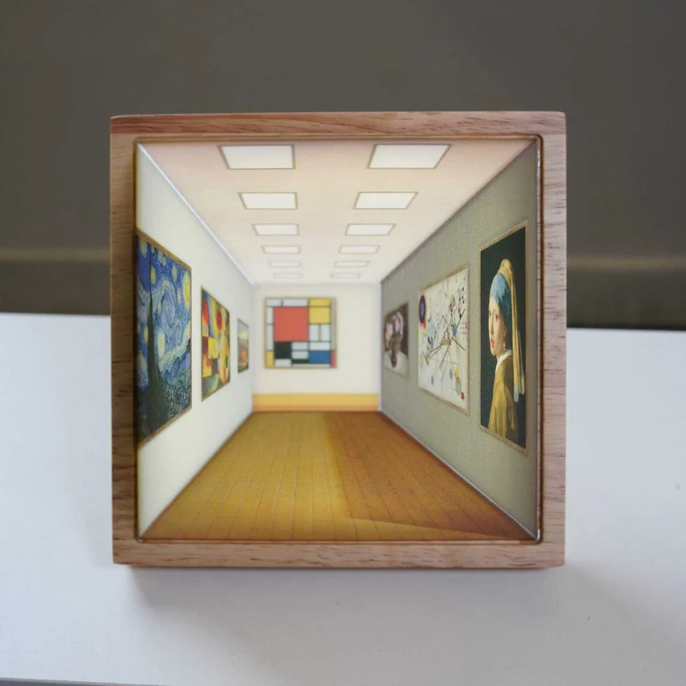 Seinävalaisin Koristeellinen – Visuaalinen Illuusio 3D 