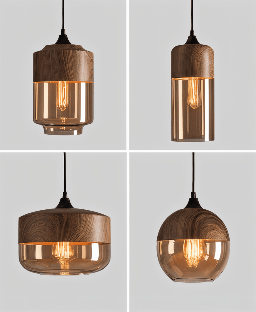 Colgante Retro Glass Loft - Iluminación de moda y ambiente único