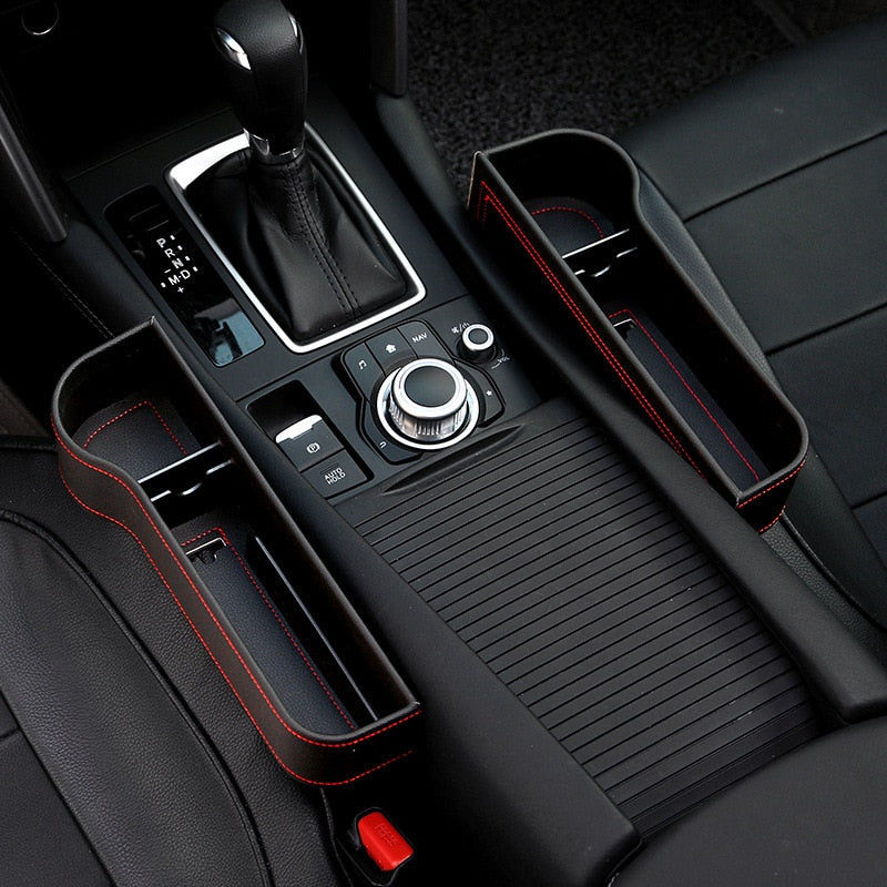 Organizador para la consola del asiento del coche - Almacenamiento práctico y acceso rápido