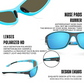 Polarized sports sunglasses: Ultimate anti-glare protection 