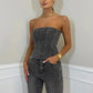 Ginia | Long Jumpsuit Bustier – Glamour and Distinction 
