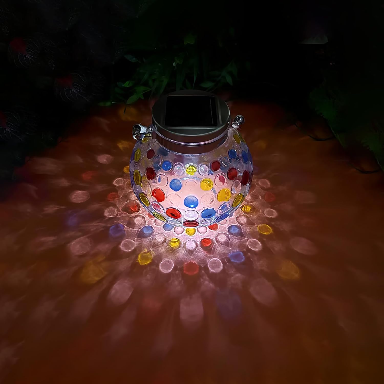 Lanterne Solaire Extérieure — Élégance En Verre