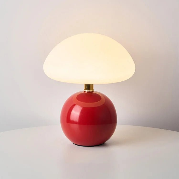 Bordlampe i form af en svamp – elegance og originalitet 