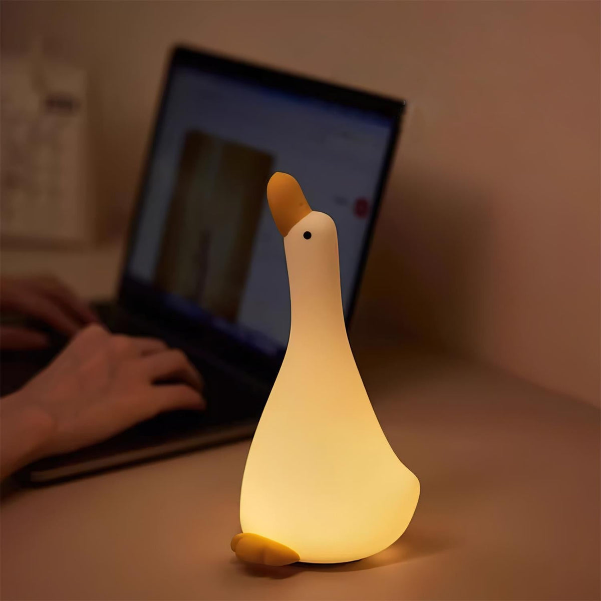 Elvarázsolt liba éjjeli lámpa - Tapintható fény és megnyugtató design