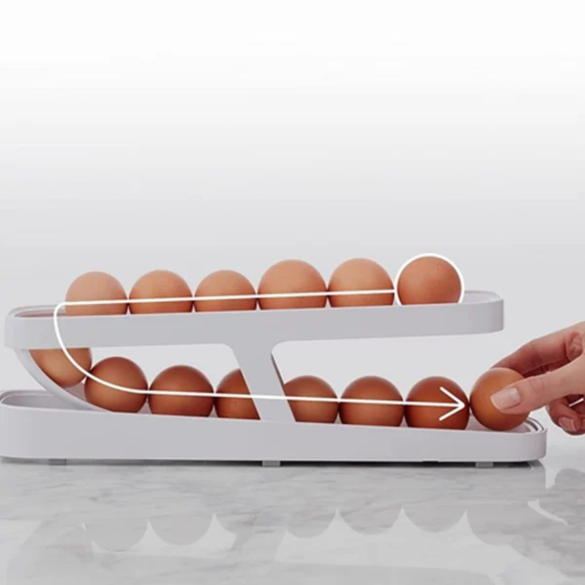 Porte-Œufs Compact – Rangement Pratique Et Gain De Place