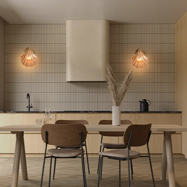 Aplique de Parede Concha – Iluminação Elegante e Marinha 