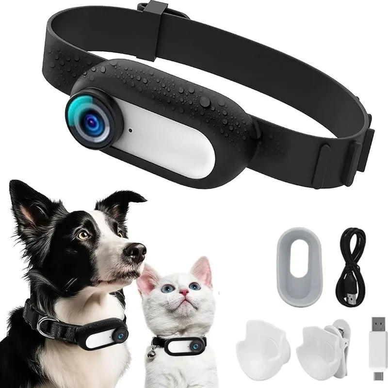 Mini obojek s kamerou pro psy a kočky - Immersive Vision & HD