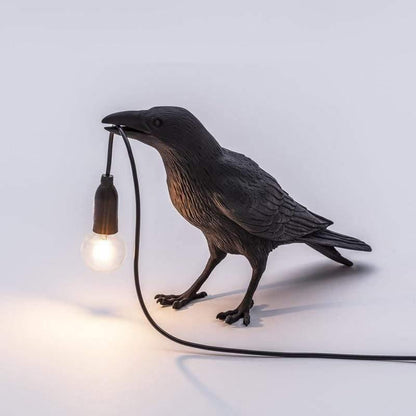 Decoratieve Lamp — Kraai Voor Een Mystieke Sfeer 