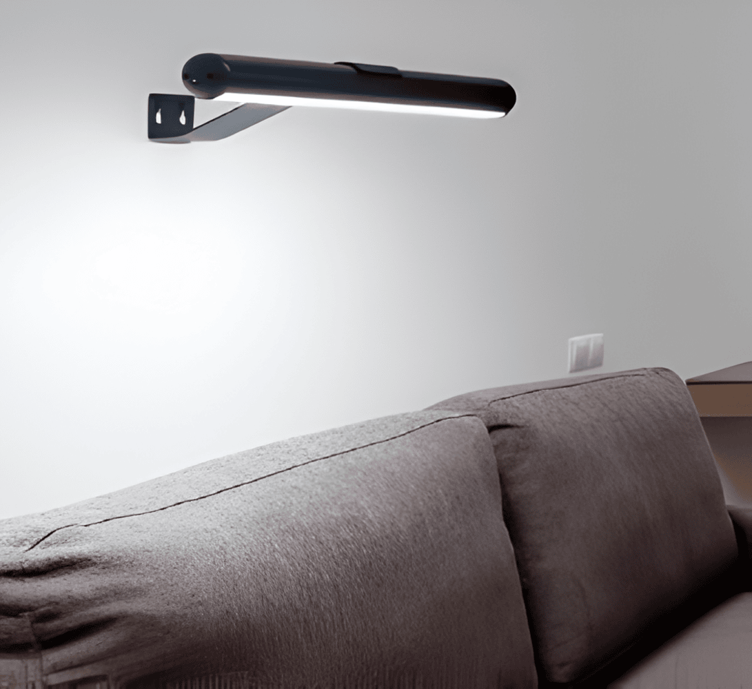Lampă de perete cu LED reîncărcabilă USB fără fir - rotație completă și reîncărcare convenabilă