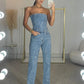 Ginia | Long Jumpsuit Bustier – Glamour and Distinction 