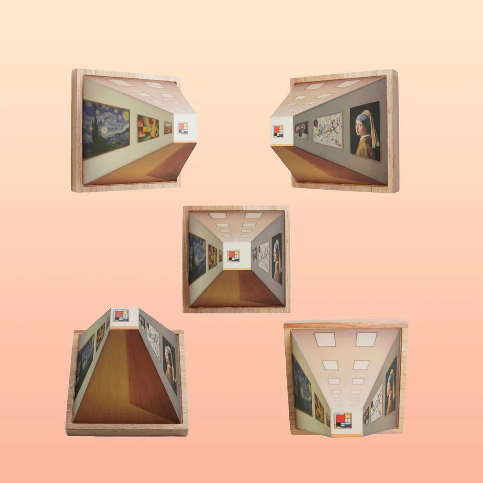 مصباح جداري زخرفي - وهم بصري 3D 