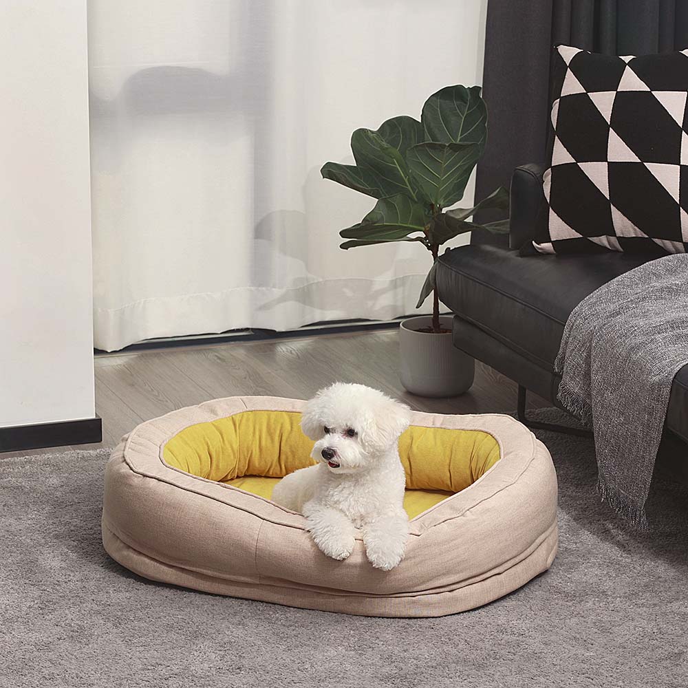 Lit En Forme De Beignet Pour Chien – Confort Et Douceur