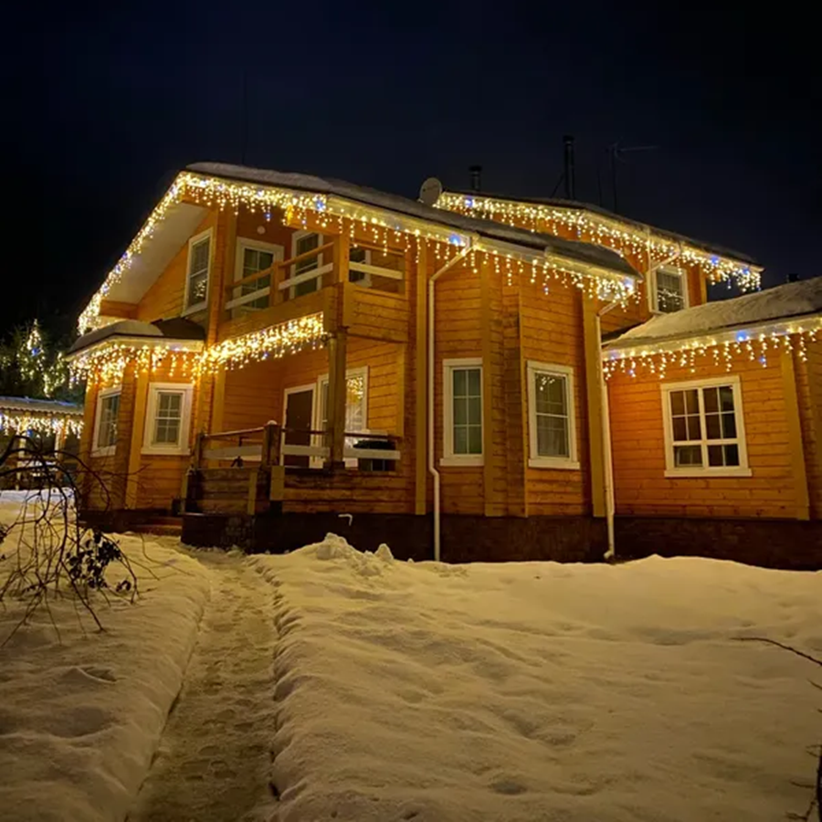 Cortina Luminoso LED Exterior – Ambiente Mágico y Brillante 