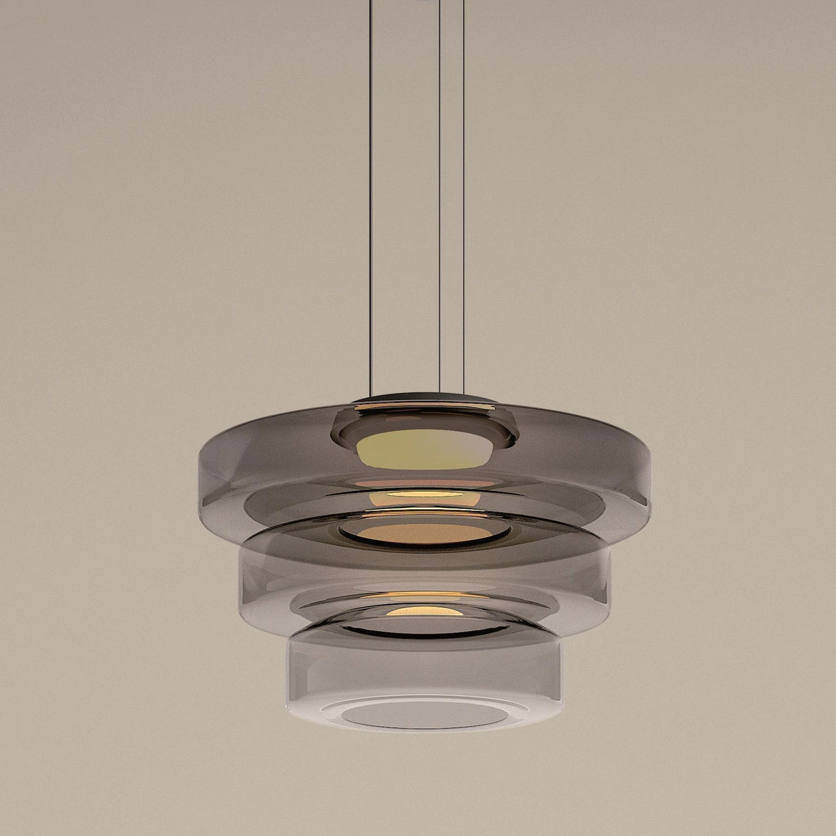 Hänglampa i glas i Bauhausstil - Elegans och modernitet