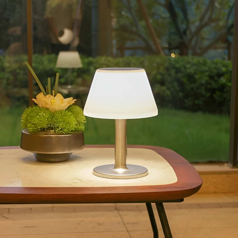 Lampe Solaire De Table Élégante – Style Et Raffinement