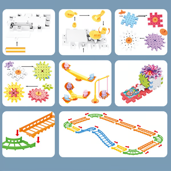 Blocs Électriques à Engrenages pour Enfants : Créez et Apprenez