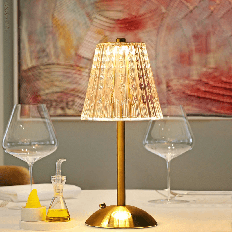 Trådløs Bordlampe – Elegant og Mobil Belysning 
