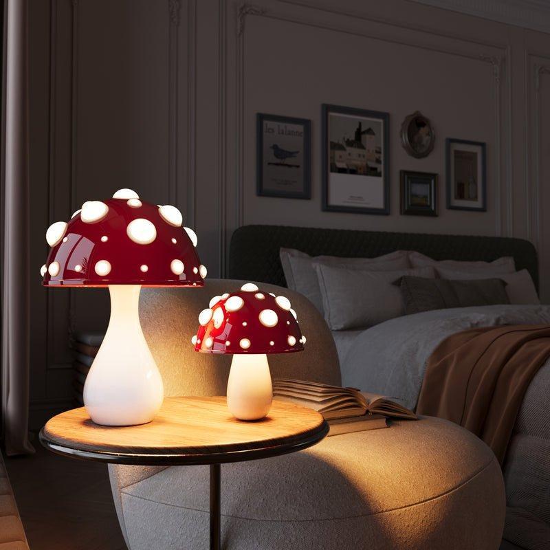 Svampbordslampa – Mjuk belysning och originell stil 