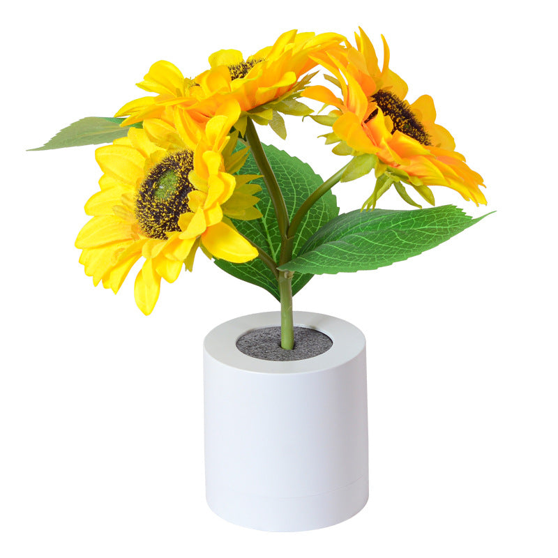 Lâmpada de Mesa LED Recarregável USB – Iluminação Original e Elegante 