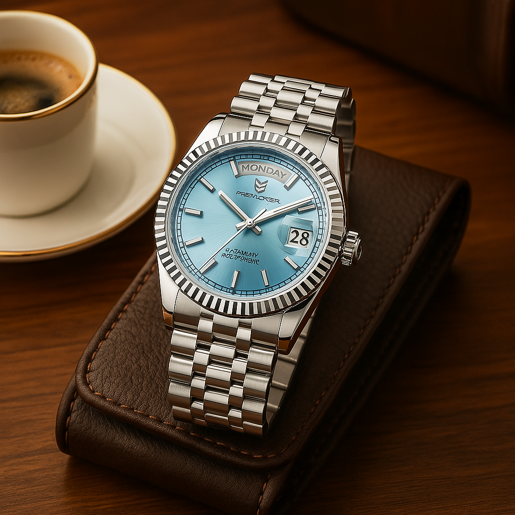 Boris | Elegante Uhr – Automatikwerk und Datumsanzeige 