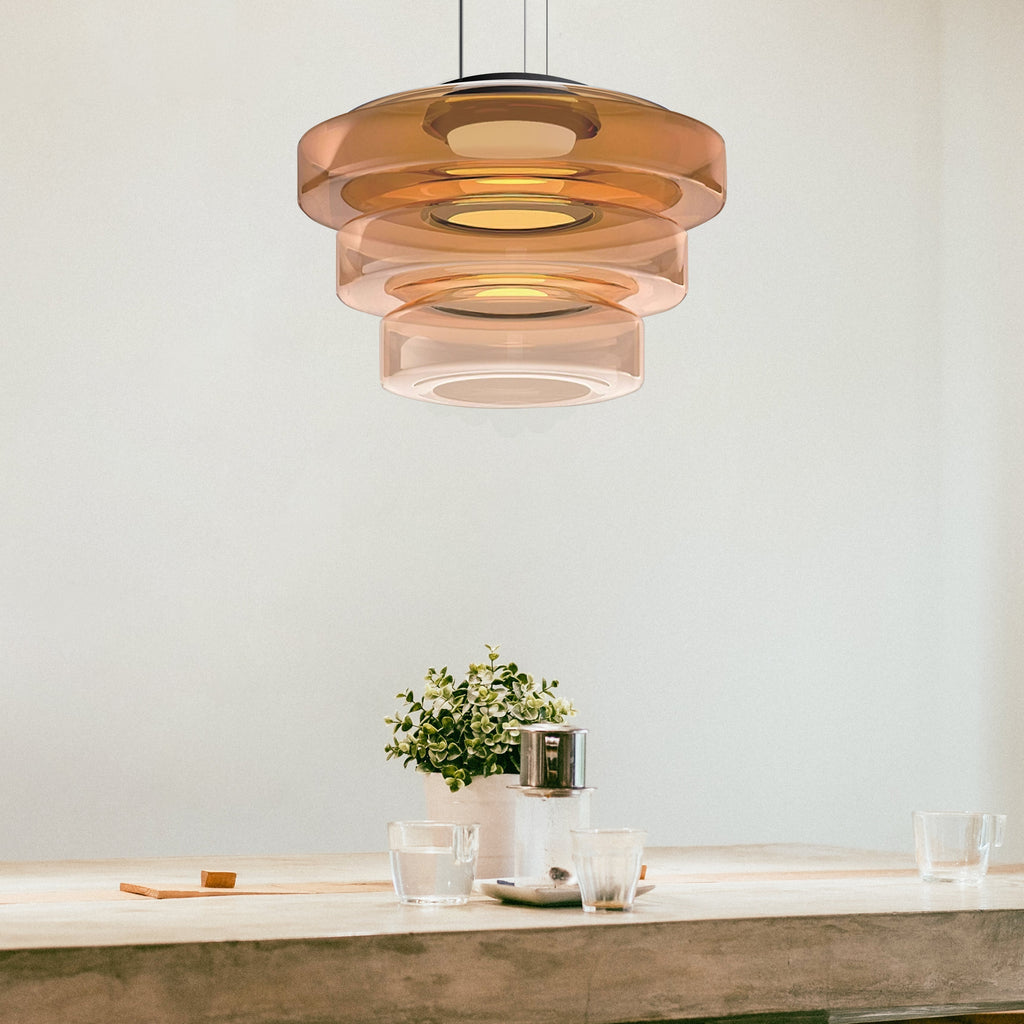 Hänglampa i glas i Bauhausstil - Elegans och modernitet