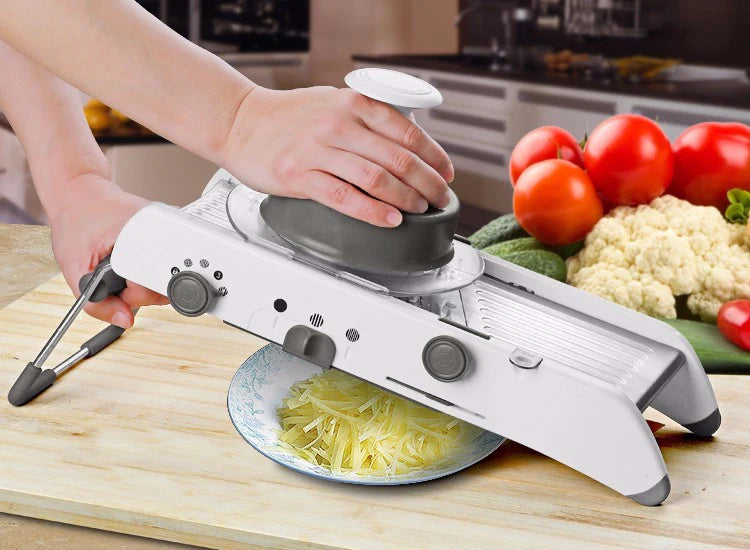 Mandolina de Cocina Multifunción - Máxima Precisión y Seguridad