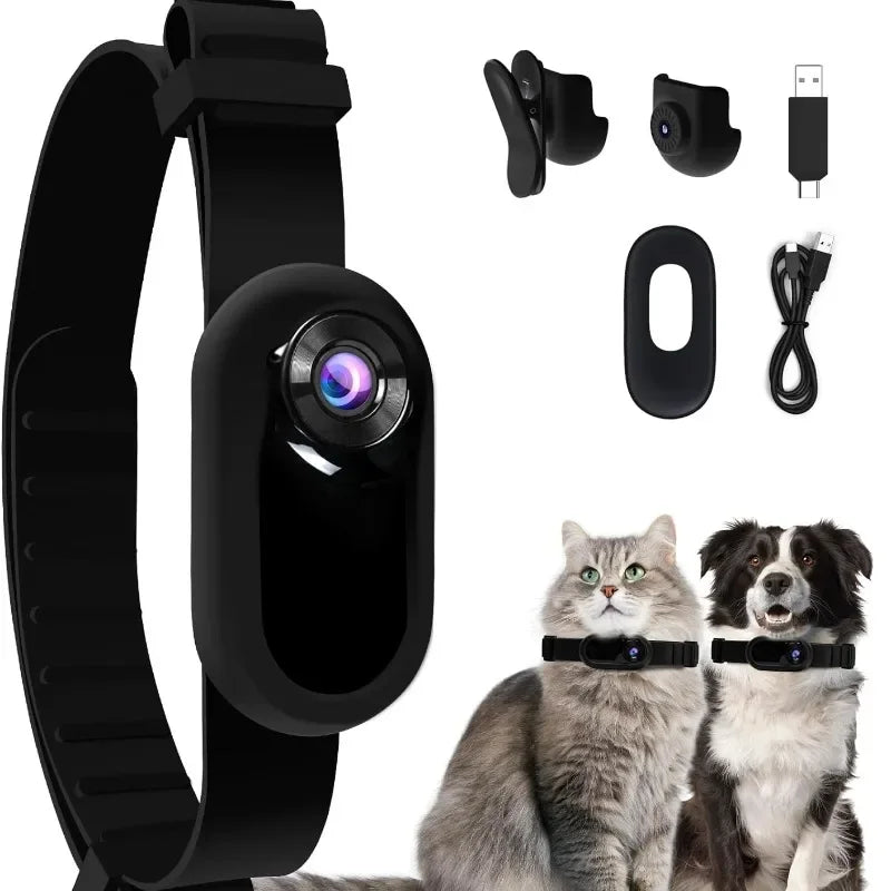 Mini obojek s kamerou pro psy a kočky - Immersive Vision & HD