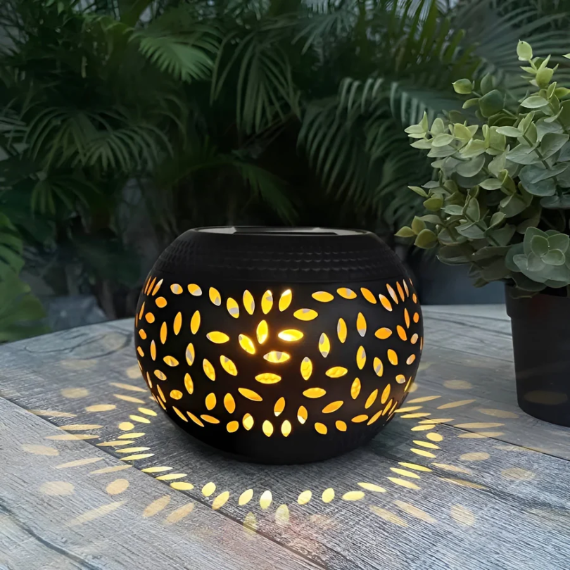 Tuinlamp op zonne-energie met lichteffect