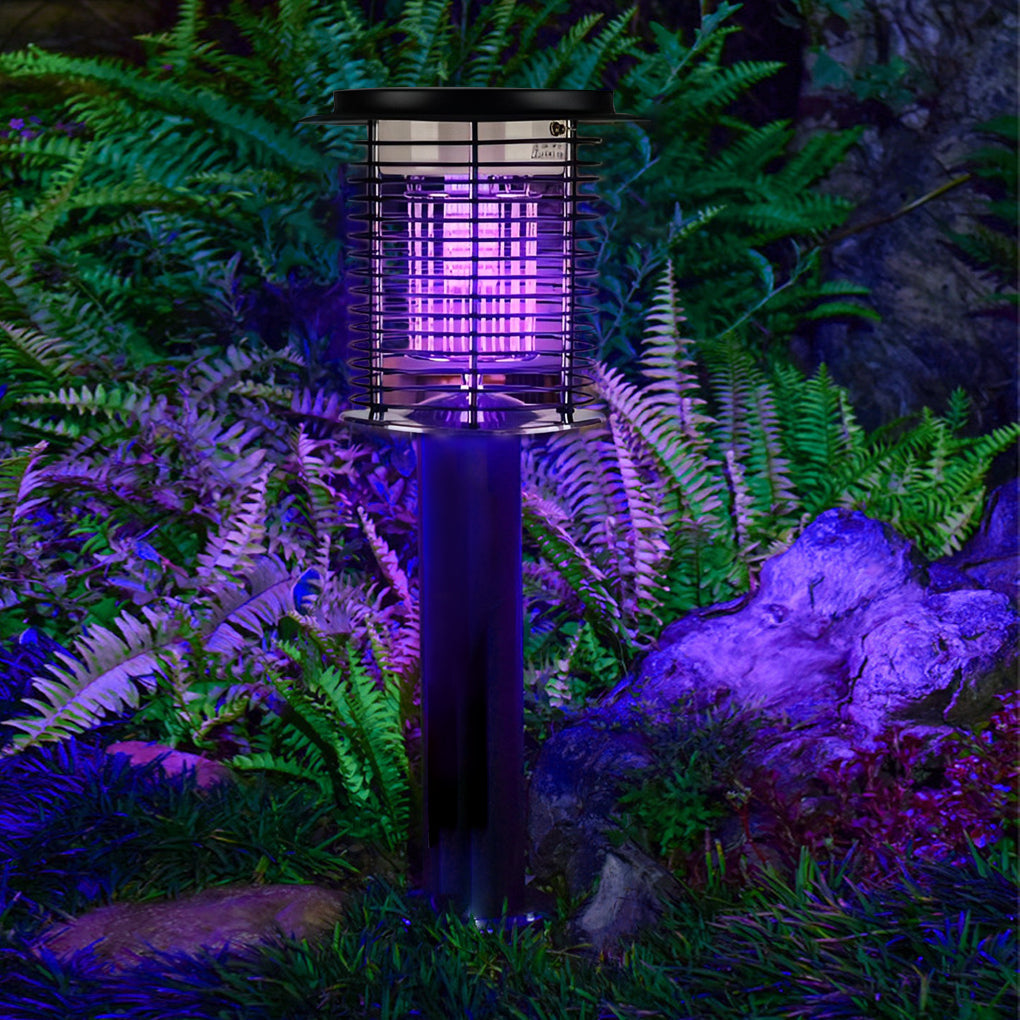 Lampa przeciwkomarowa wodoodporna – ładowanie solarne i USB 