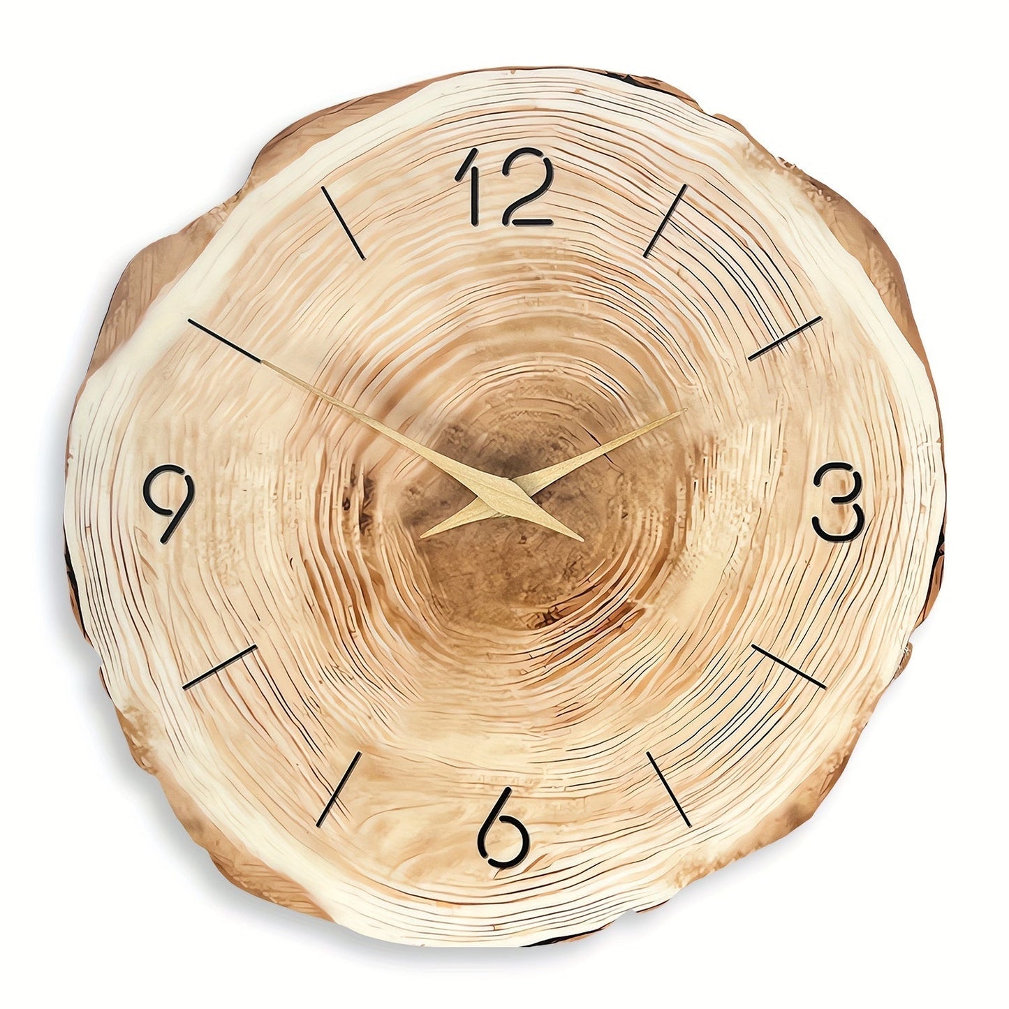 Orologio da Parete Silenzioso – Texture Realistica e Design Elegante 