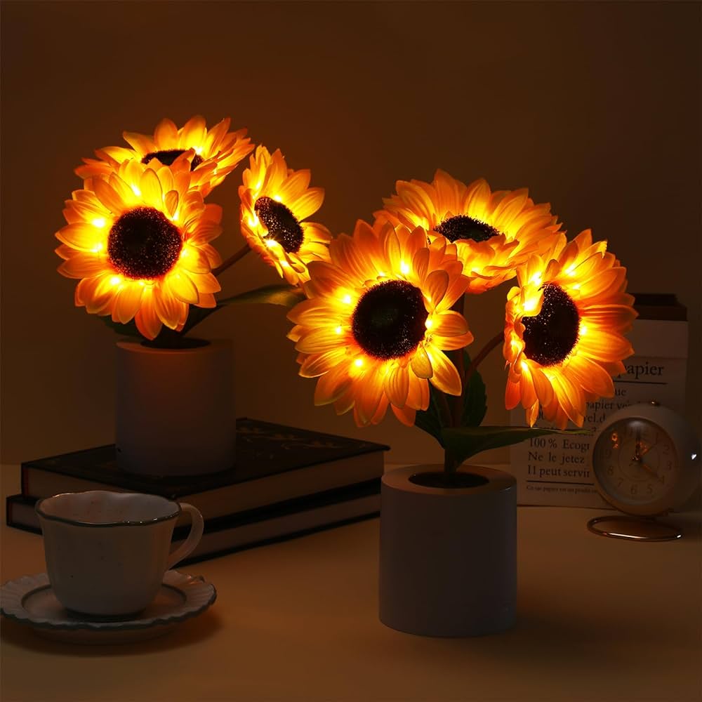 Lâmpada de Mesa LED Recarregável USB – Iluminação Original e Elegante 
